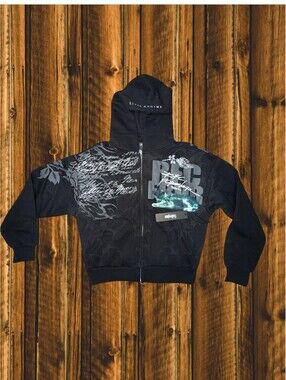 Civil Regime Cat Scan Zip Up Hoodie Small